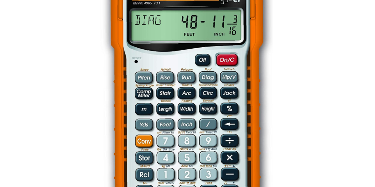 Calculated Industries 4065 Construction Master Pro Calculator Review