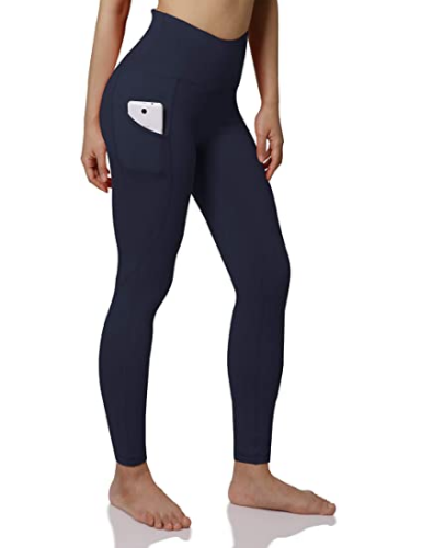 ODODOS Out Pocket High Waist Yoga Pants, Tummy Workout Yoga Review