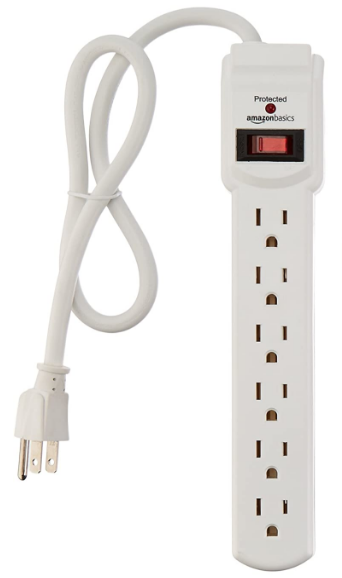AmazonBasics 6-Outlet, 200 Joule Surge Protector Power Strip Review