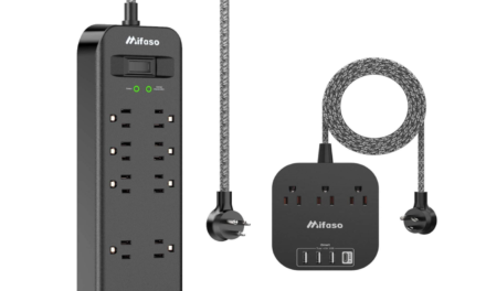 Mifaso 8 Power Strip Surge Protector with 3 USB Ports Review