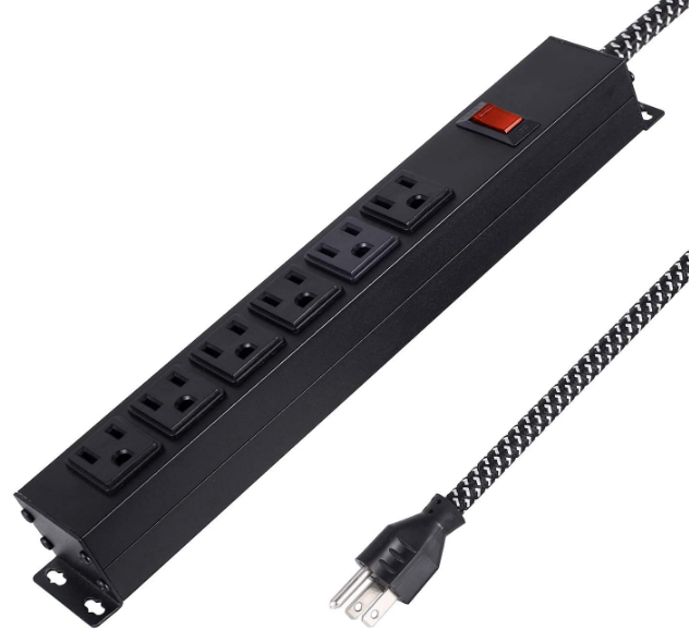Metal 6 Outlet Power Strip Surge Protector Review