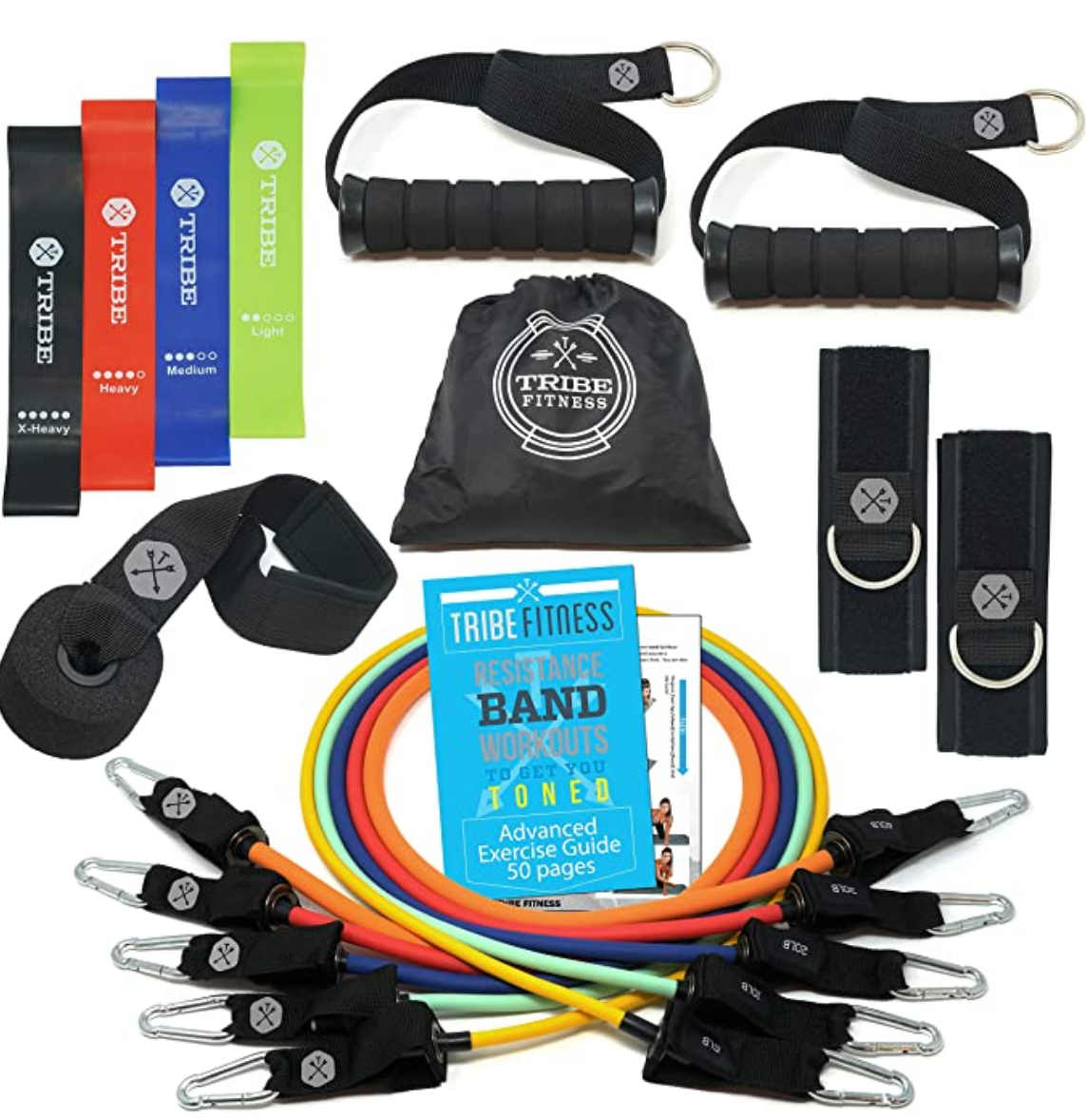 TRIBE Resistance Bands Set Review (Bundled with Loop Bands)
