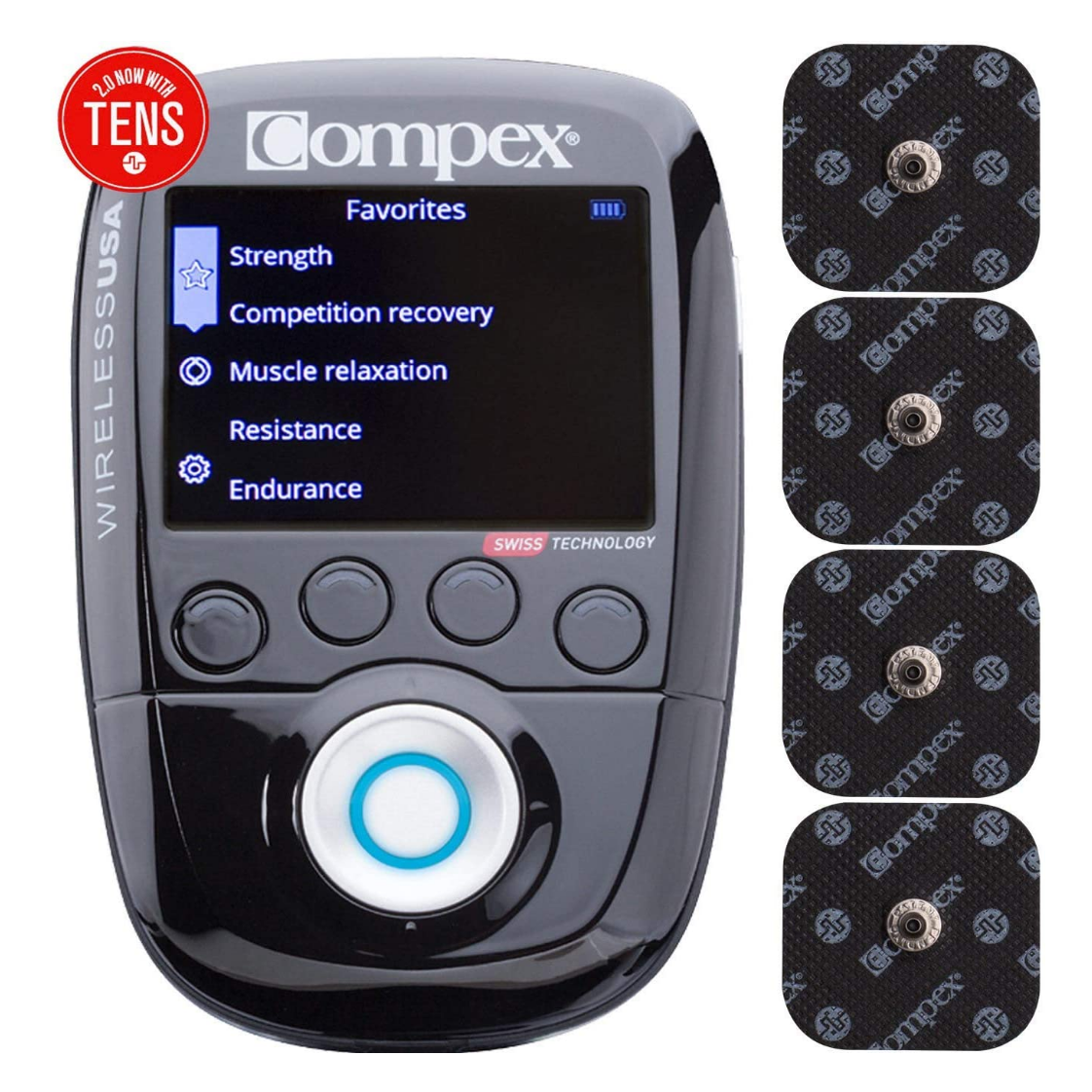 Compex Wireless USA 2.0 Muscle Stimulator w/TENS Bundle Kit Review