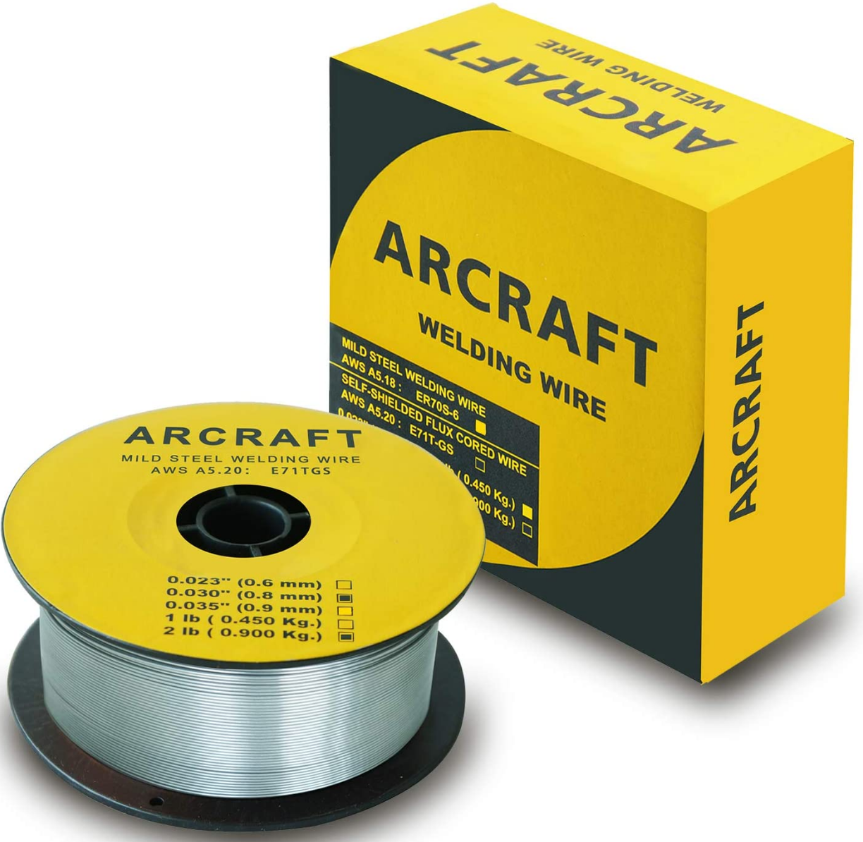 ARCRAFT Flux Core Welding Wire .030, E71TGS, 2-Pound Spool Review