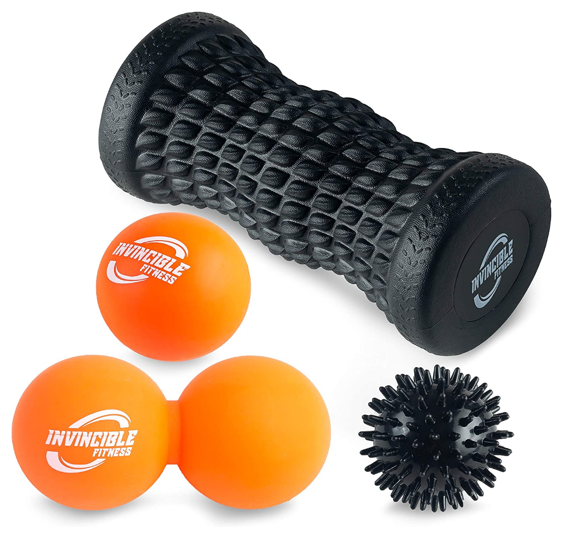 Invincible Fitness Massage Ball & Foot Roller 4-in-1 Set Review