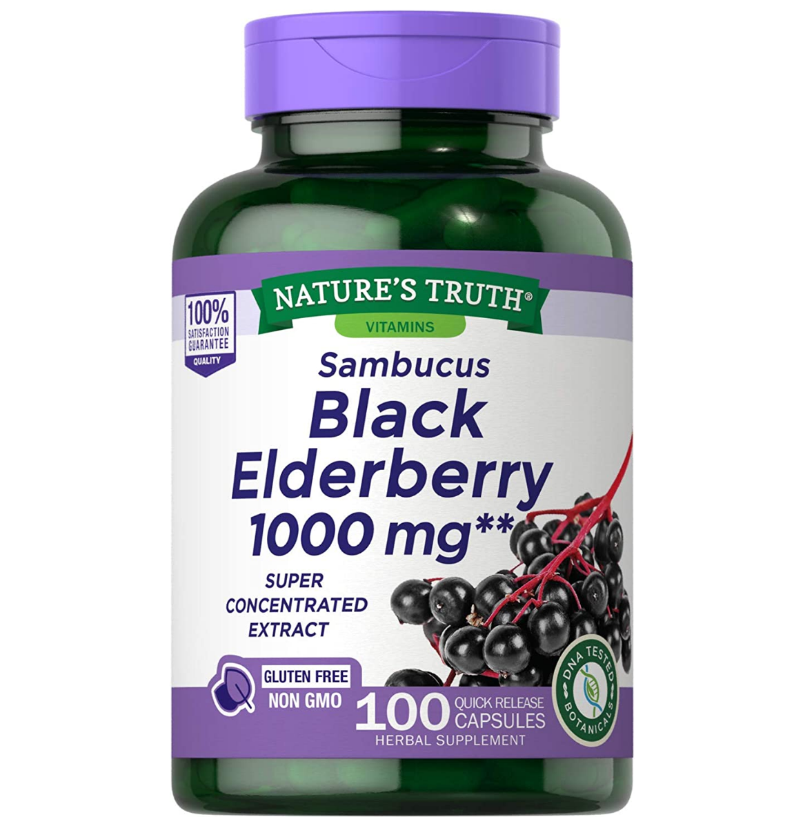Natures Nutrition Black Elderberry Capsules 1000mg | Super Concentrated Review