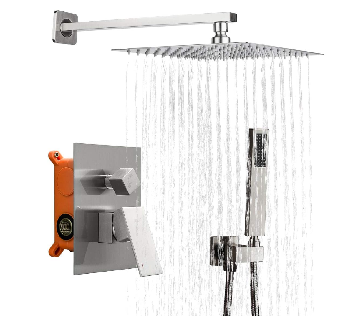 FRUD Shower System,10 Inch Brushed Nickel Shower Faucet Set Review