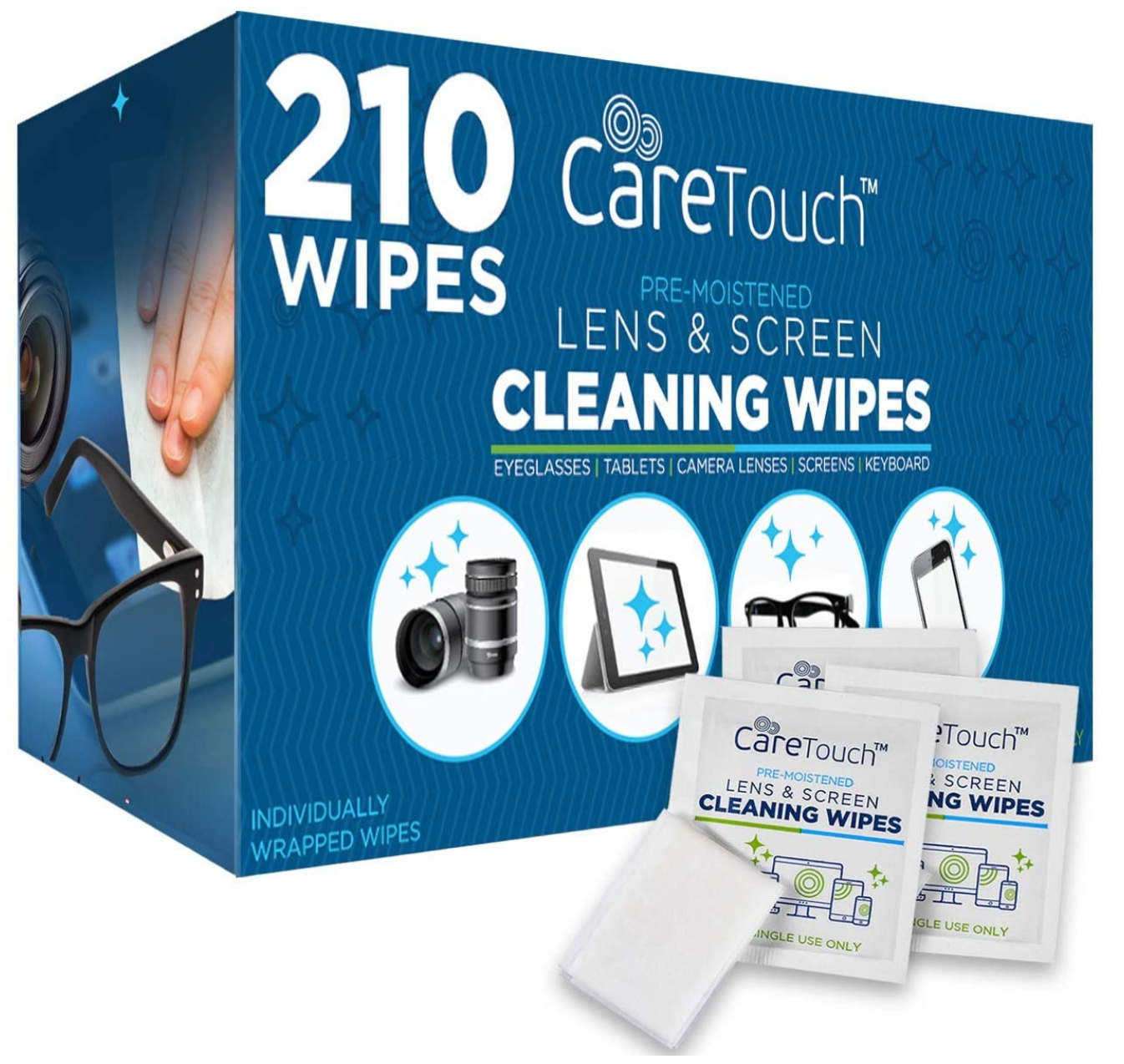 Care Touch Lens Cleaning Wipes – 210 Wrapped Lens Review