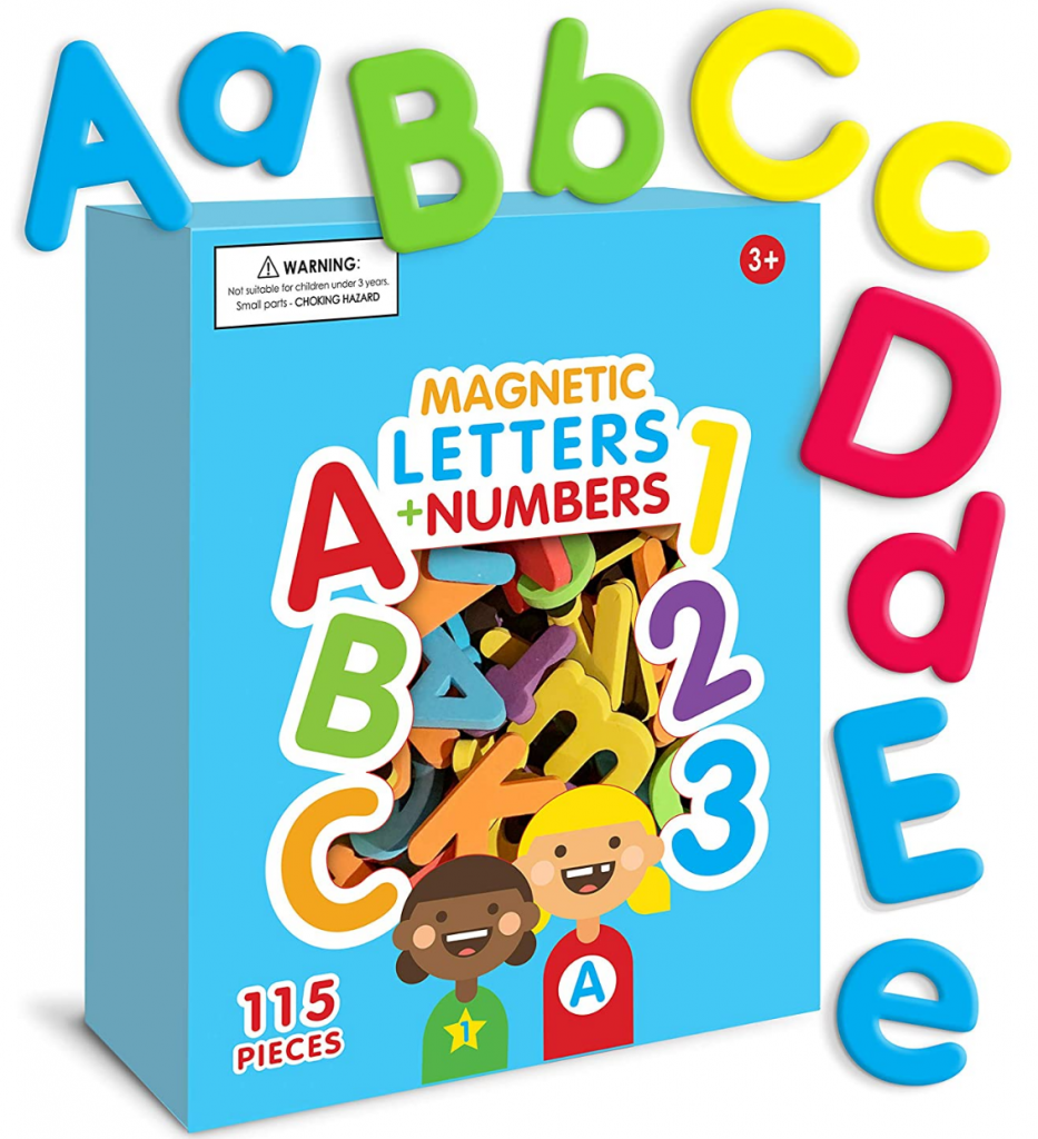 Magnetic Letters and Numbers.