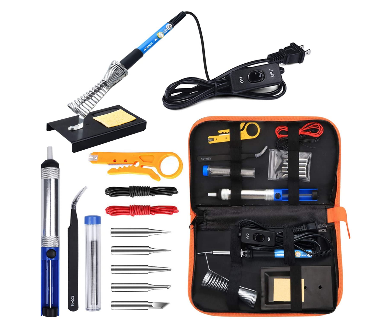Anbes Soldering Iron Kit Electronics 60W Adjustable Welding Tool Review