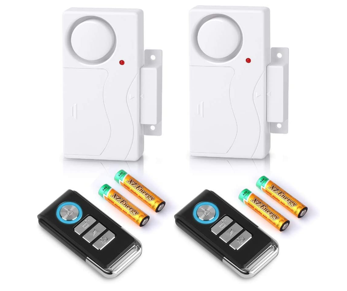 Wsdcam Wireless Door Alarm with Remote 2 Pack, Battery Review