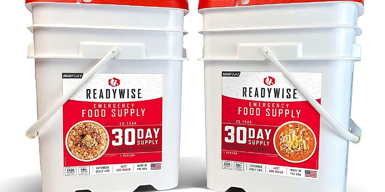 ReadyWise  Emergency Food Supply Review |30-Day | 2 Buckets | 1,800 Calories Per Day Review