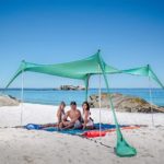 SUN NINJA Pop Up Beach Tent Sun Shelter UPF50+ Sand Shovel Review
